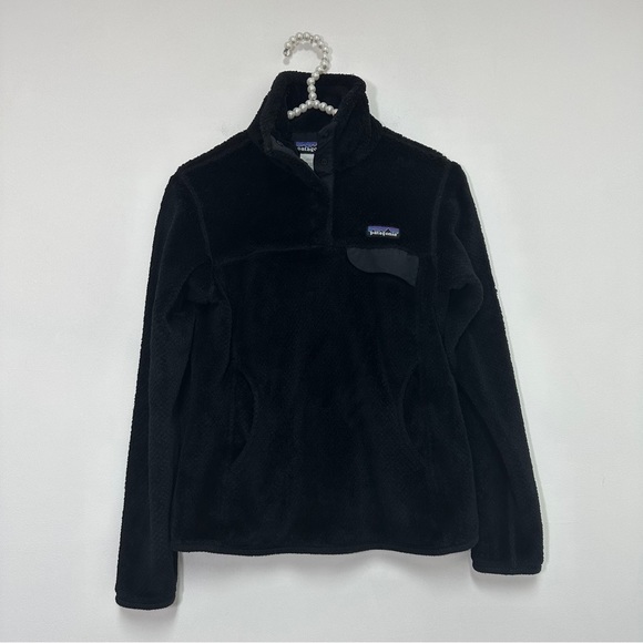 Patagonia Re-Tool Snap-T Fleece Pullover in Black - Picture 2 of 6